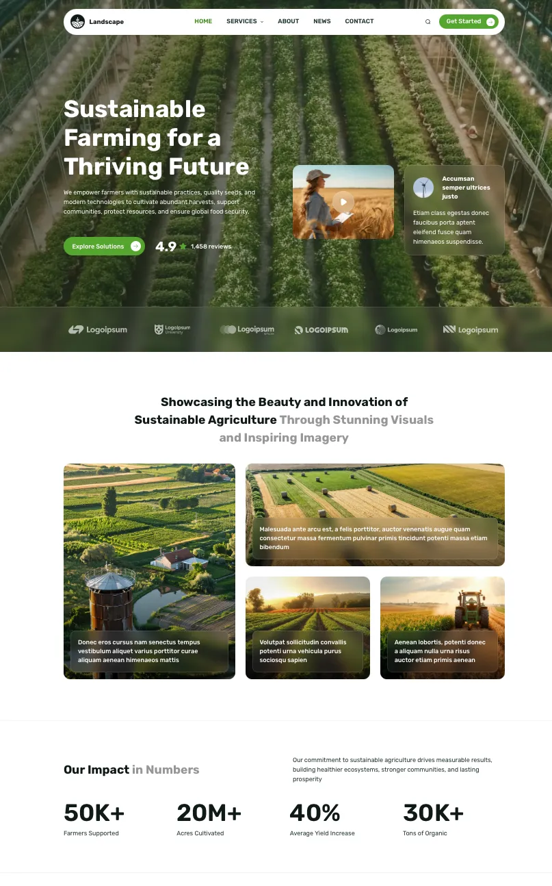 Landscape starter theme