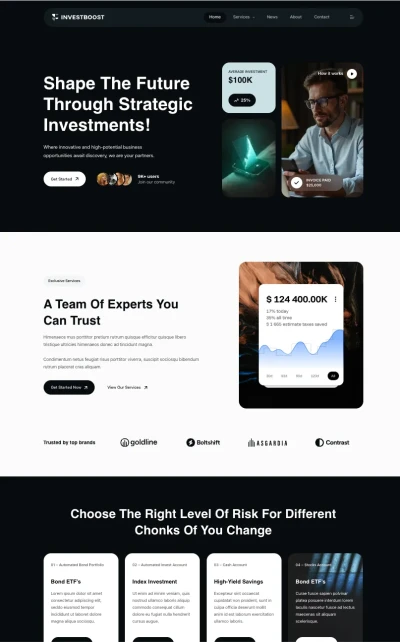 InvestBoost starter theme