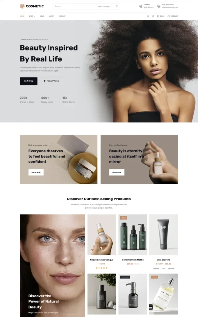 Cosmetic starter theme