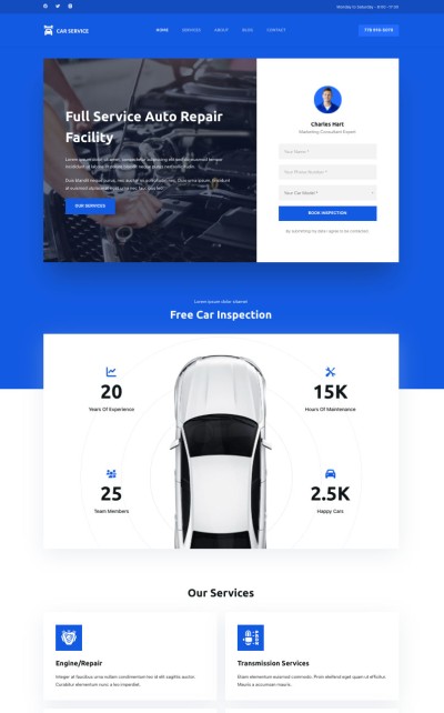 Car Service starter theme