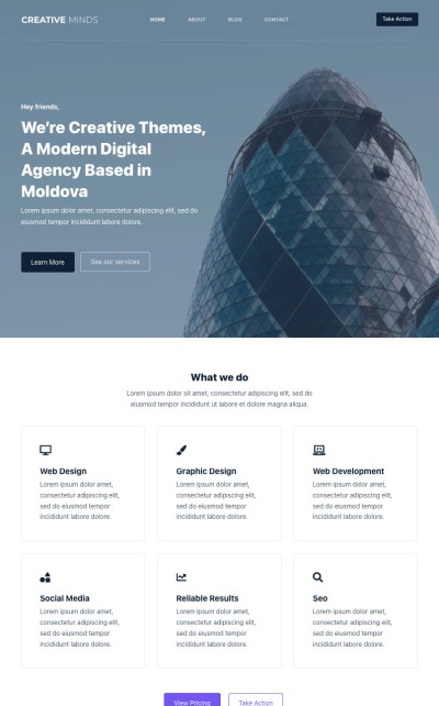 Business starter theme