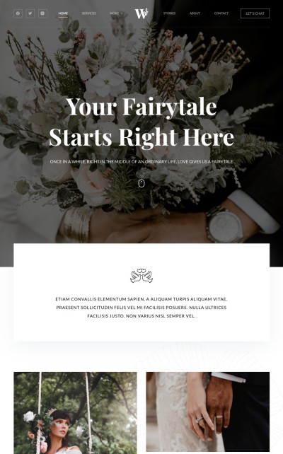 Wedding starter theme