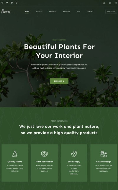 Floreo starter theme