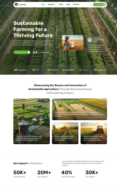 Landscape starter theme