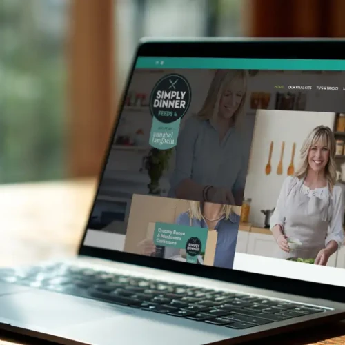 Responsive, Tauranga digital design agency. Client project  - Simply Dinner, Website development, web hosting