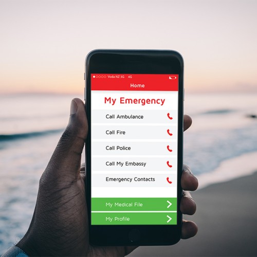 Responsive, Tauranga digital design agency. Client project  - My Emergency App, Graphic Design, app UI design
