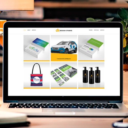 Responsive, Tauranga digital design agency. Client project  - DK Design Studio, WordPress website development, web hosting