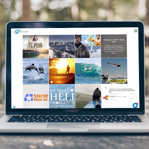 Responsive, Tauranga digital design agency. Client project  - NZ Greenroom, Website development, web hosting