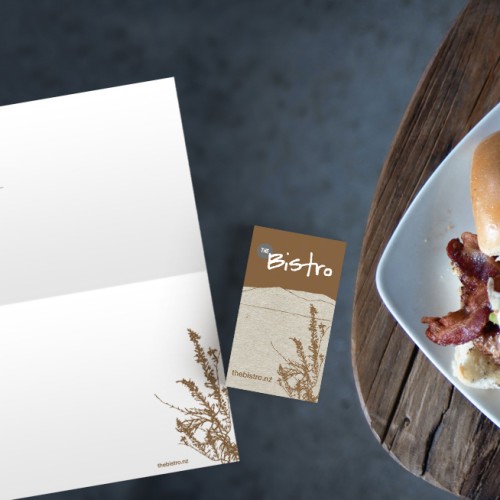 Responsive, Tauranga digital design agency. Client project  - The Bistro, Graphic design