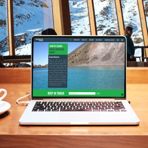 Responsive, Tauranga digital design agency. Client project  - National Park Villages, Website design & development, Web hosting