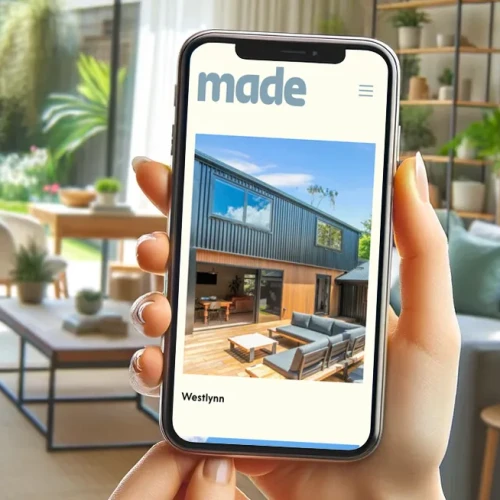 Responsive, Tauranga digital design agency. Client project  - Made Building, Website development, web hosting