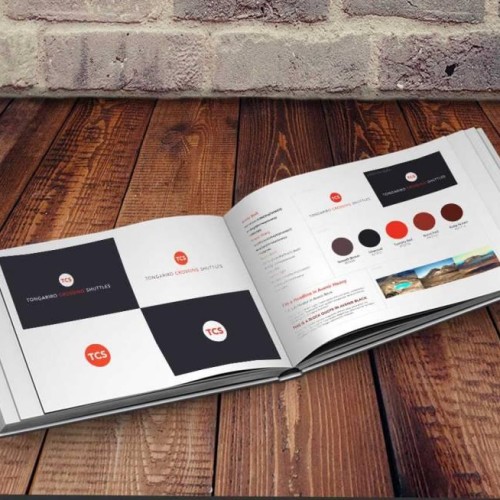 Responsive, Tauranga digital design agency. Client project  - Tongariro Crossing Shuttles, Graphic design, branding