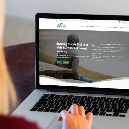 Responsive, Tauranga digital design agency. Client project  - Tautoko Tāne, Website development, web hosting