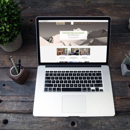 Responsive, Tauranga digital design agency. Client project  - Plateau Lodge, Website development, web hosting, graphic design