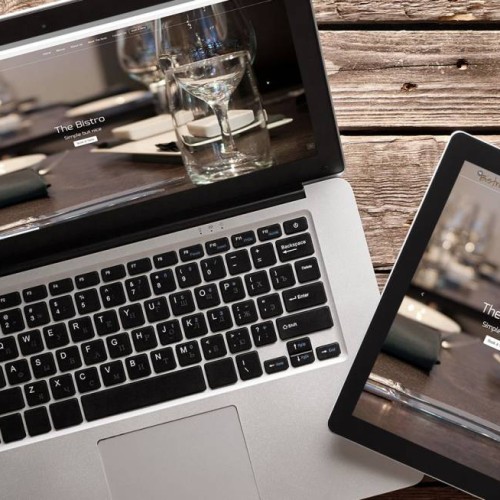 Responsive, Tauranga digital design agency. Client project  - The Bistro, Website development, web hosting