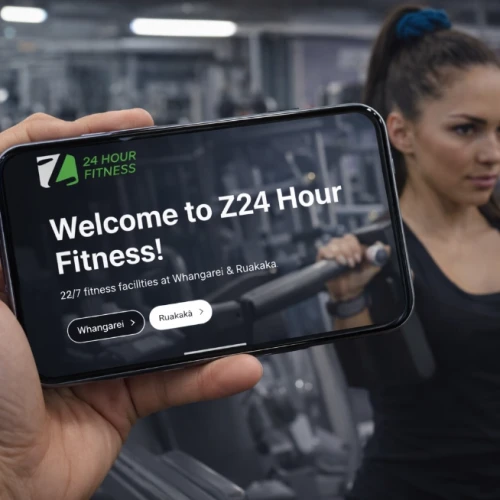 Responsive, Tauranga digital design agency. Client project  - Z 24 Hour Fitness, Website development, web hosting