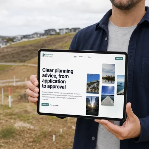 Responsive, Tauranga digital design agency. Client project  - Resource Planning, Website design & development, graphic design, web hosting