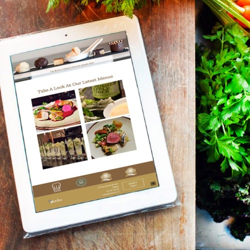 Responsive, Tauranga digital design agency. Client project  - The Bistro, Website design & development, Web hosting