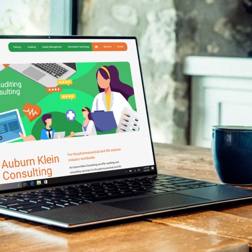Responsive, Tauranga digital design agency. Client project  - Auburn Klein Consulting, Website design & development, web hosting, graphic design