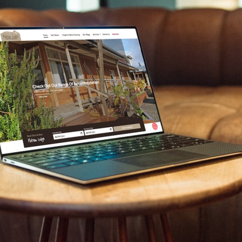 Responsive, Tauranga digital design agency. Client project  - Plateau Lodge, Website design & development, web hosting