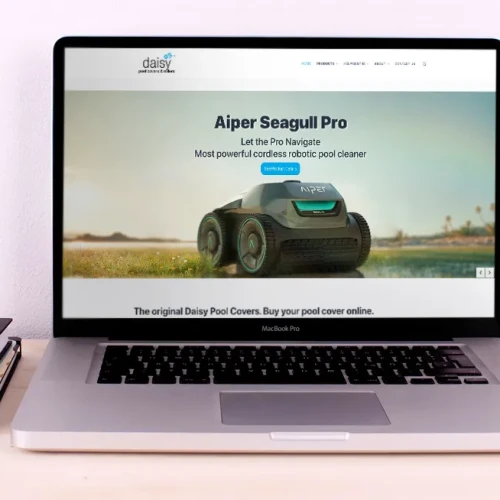 Responsive, Tauranga digital design agency. Client project  - Daisy Pool Covers & Rollers, Website development, web hosting