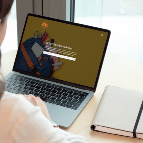 Responsive, Tauranga digital design agency. Client project  - The Back To School Store, Website development, eCommerce, web hosting