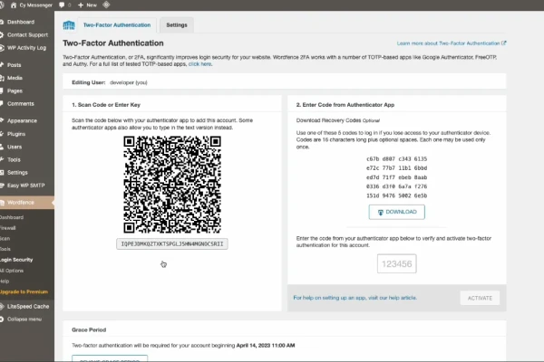Responsive, Tauranga digital design studio - Blog post, Configure Wordfence 2 Factor Authentication