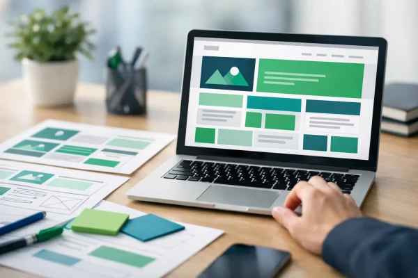 Responsive, Tauranga digital design studio - Blog post, Service Business Website Content Structure