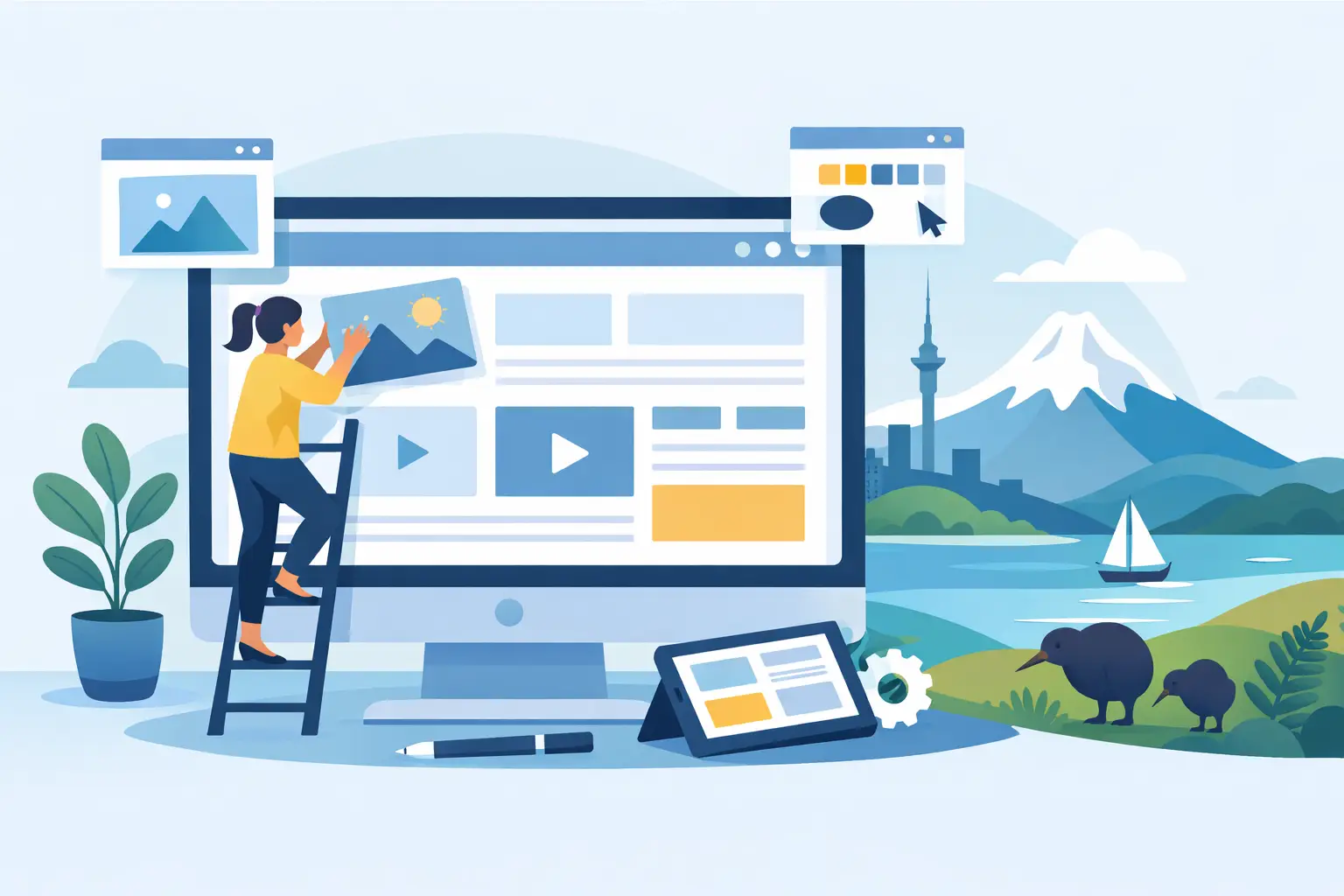 Responsive, Tauranga digital design studio - Blog post, Best Website Builder for Small Business NZ