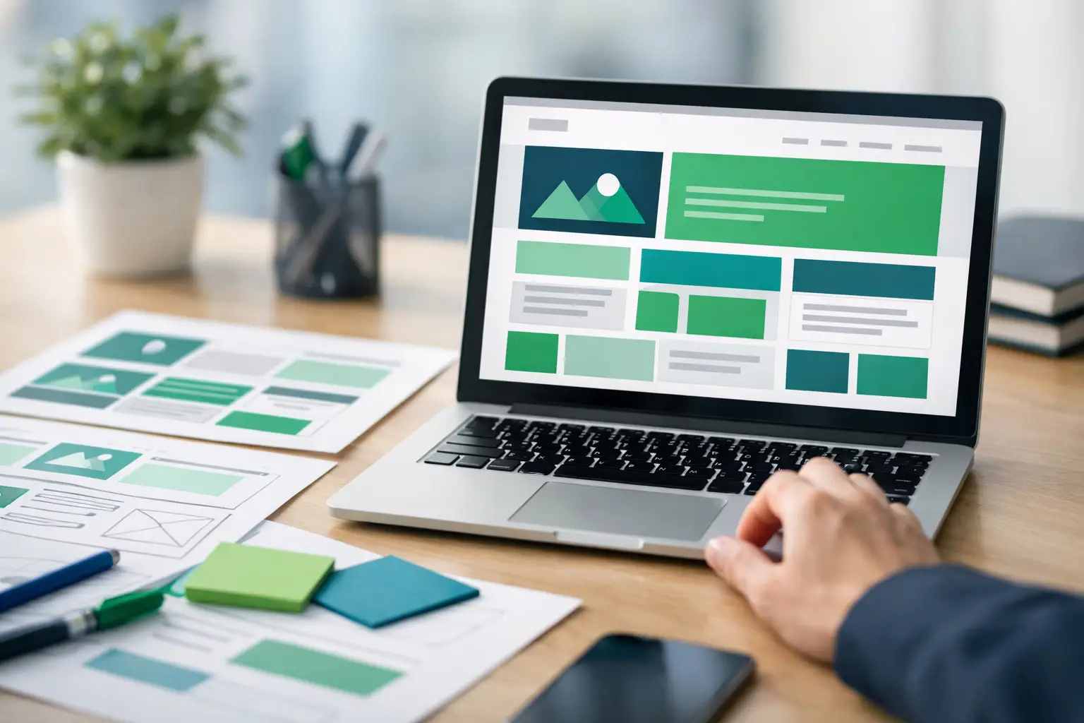 Responsive, Tauranga digital design studio - Blog post, Service Business Website Content Structure